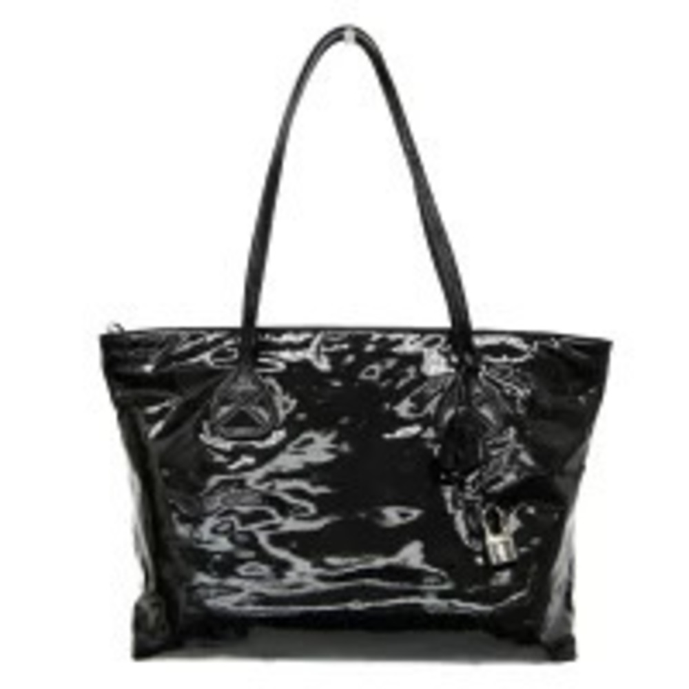Celine Leather Shoulder Bag Tote Black